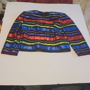 Maggy L size 8 colorful jacket